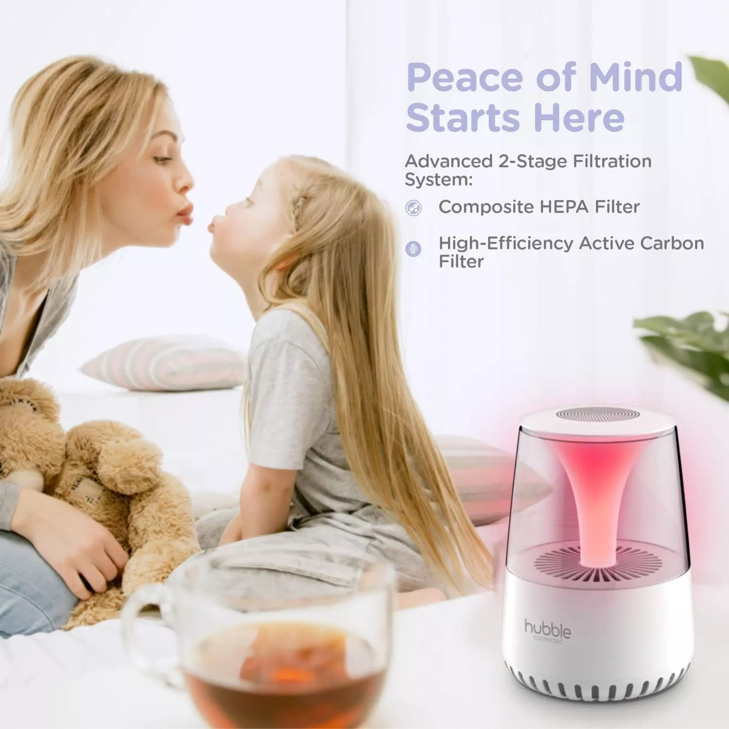 Pure 3-in-1 Air Purifier With Two-Stage Filtration System