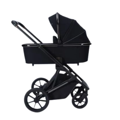 2 in 1 Foldable Burbay E80 Stroller & Bassinet, Travel System with Pushchair, Bassinet, Stroller, Storage Basket, and a Handbag, 0-36 Months