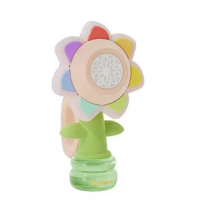 Sunflower Bubble Machines for Kids, Automatic Bubble Blower, Rechargeable & Battery Operated, Indoor/Outdoor Party Toy for Toddlers