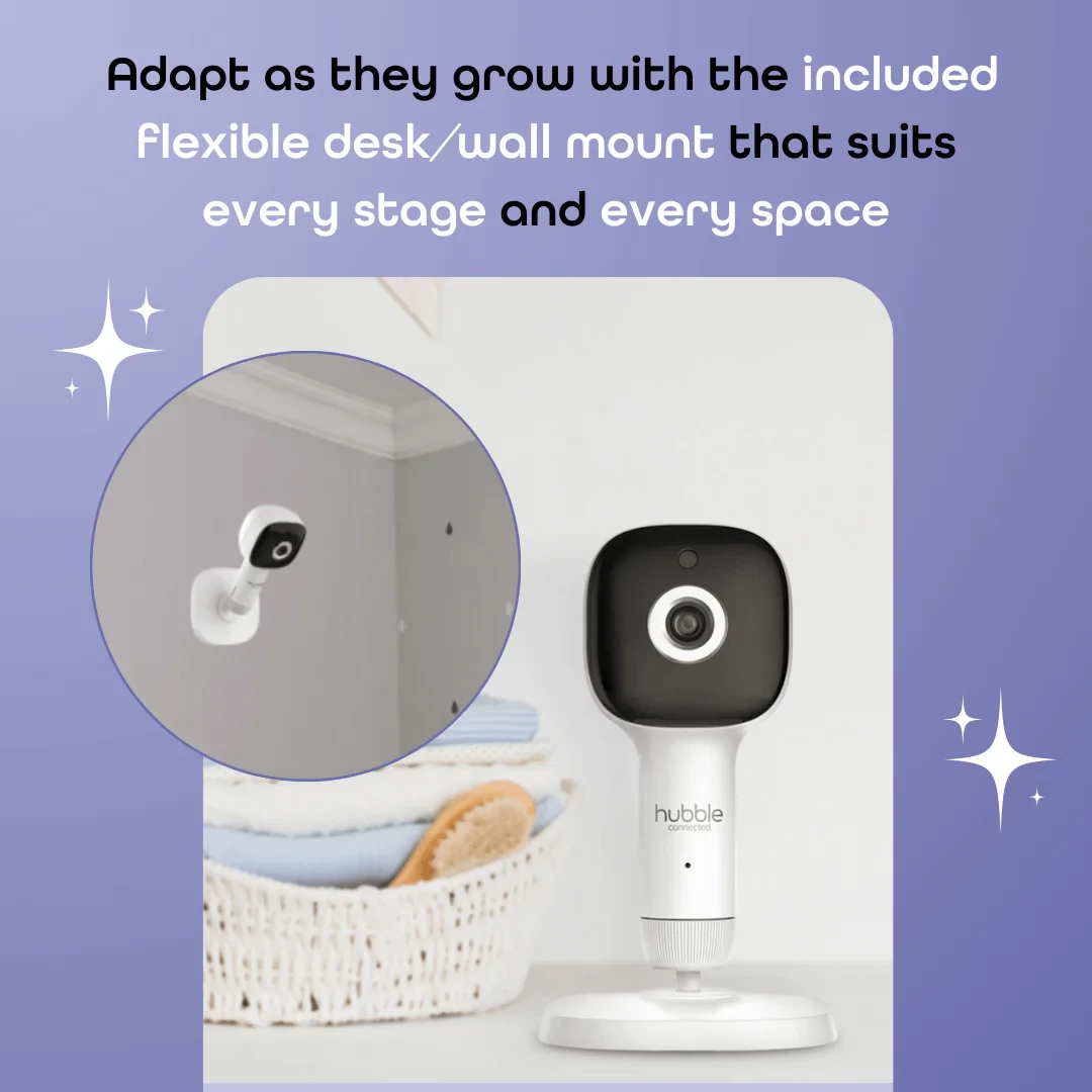 HUBBLE CONNECTED SkyVision AI Powered HD bABY mONITOR