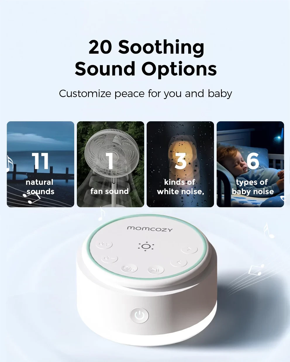 Momcozy Portable Baby Sound Machine
