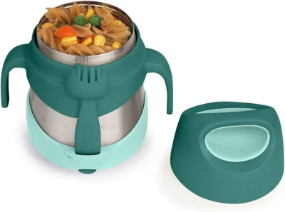 b.box Insulated Food Jar with Spork for Toddlers | Easy Open Container | Stainless Steel