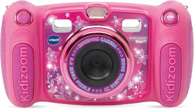 VTech KidiZoom Duo Camera FX, Dual Lens Kids Digital Camera with Photo & Video Effects, Voice Recorder, and Learning Games for Ages 3+