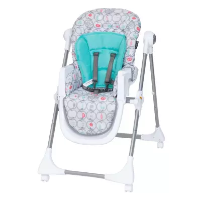 Baby Trend High Feeding Chair, Adjustable and Foldable Kids Chair with Wheels, Reclining Kids Seat with Detachable Feeding Tray
