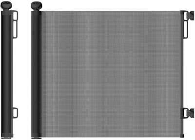 Retractable Baby Safety Gate| Roll-Up Stair & Door Gate for Babies, Dogs & Pets | ‎135 x 135 x 86 cm