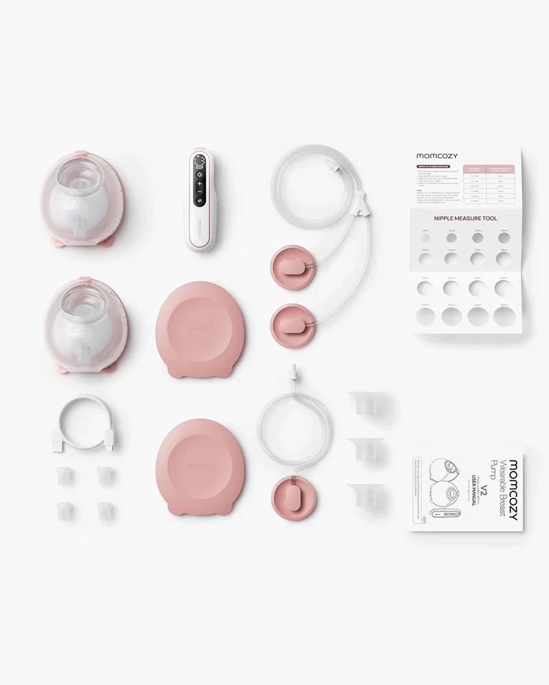 MomcozyV2 Pro Hospital-Grade Wearable Breast Pump - Ultra-light & Potent