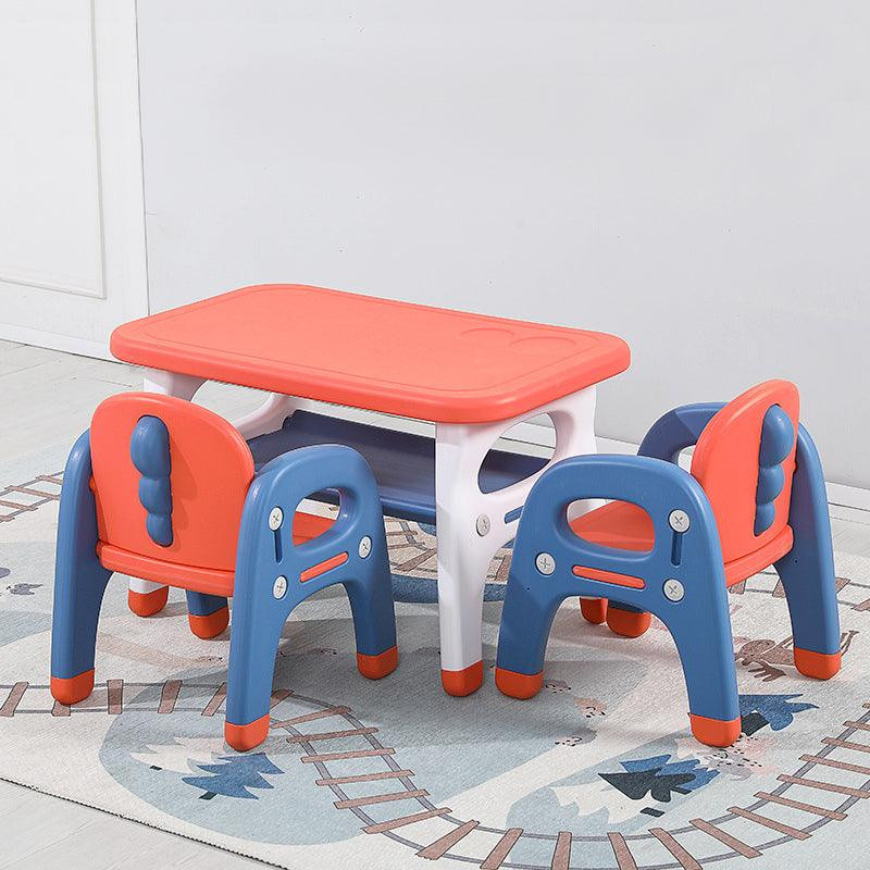 Kids Table and Chairs Set, Toddler Activity Table for Eating, Drawing, Painting & Learning | Easy to Assemble | Age 2-6y