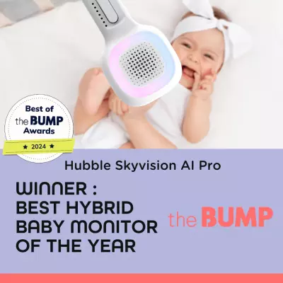 HUBBLE CONNECTED SkyVision AI Powered HD bABY mONITOR