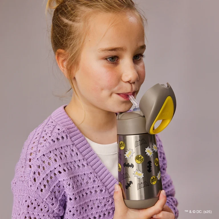 B.Box Insulated Drink & Water Bottle | Insulated Double Wall Stainless Steel | Keeps Drink Cold Up to 8hrs, Warm Up to 6hrs | 350ml | 12m+