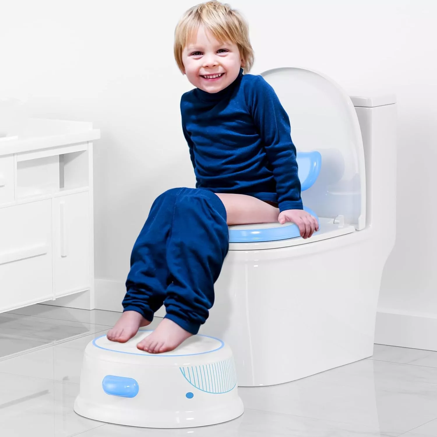 4 in 1 Baby Potty+Training Seat+Little Sofa+Step Stool