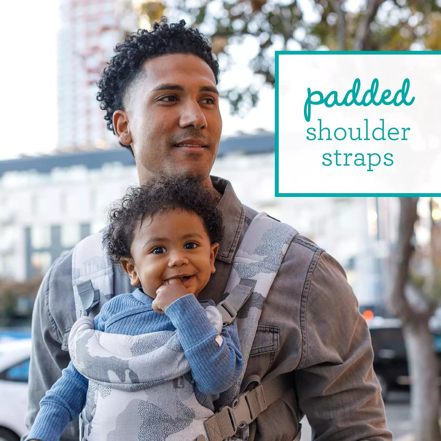 Infantino Flip Advanced 4-in-1 Carrier, Convertible Baby Carrier, Face-In & Face-Out Front and Back Carry , For Newborns & Toddlers, Camo print