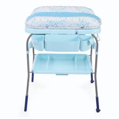 Chicco 2-in-1 Bath And Changing Table, With Changing Mattress, bathtub, and ample storage, 0m+