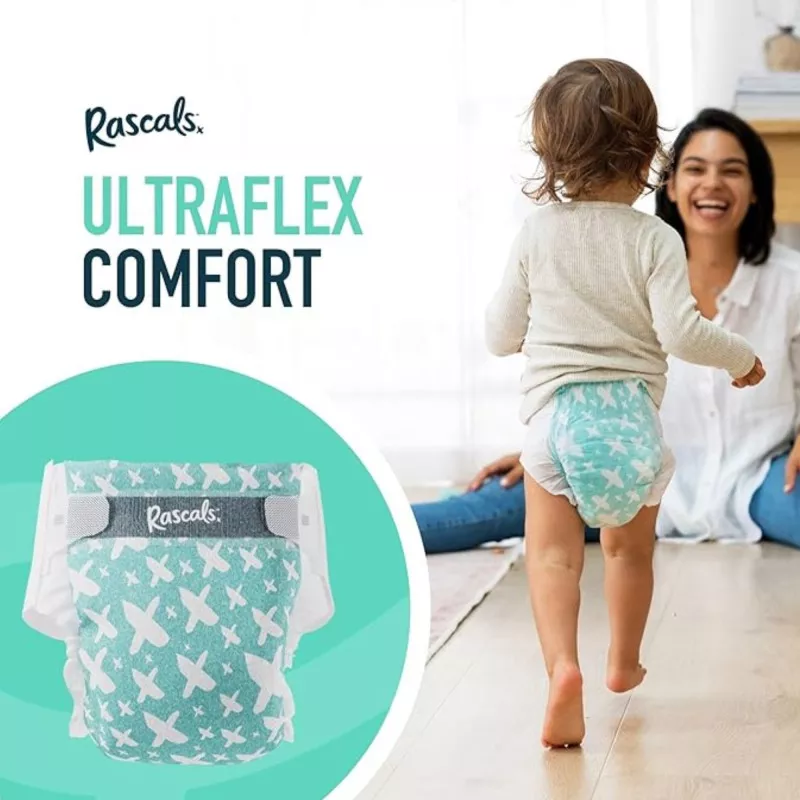 Rascal Premium Baby Diapers, Suitable for Newborns, Infants, and Active Toddlers | Soft, Safe, and Leak-Proof