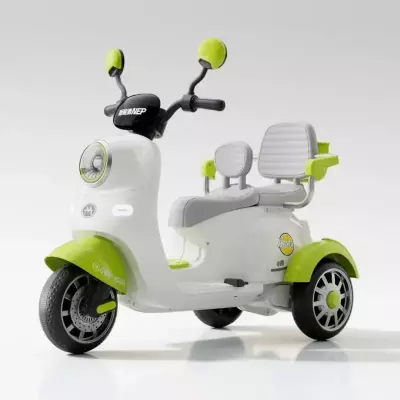 Three Wheel New Children Electric Ride on Car Motorcycle, With Built-in Music, LED Lights, Bluetooth, and USB Connectivity, Suitable For Age 1-5