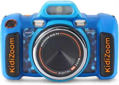 VTech KidiZoom Duo Camera FX, Dual Lens Kids Digital Camera with Photo & Video Effects, Voice Recorder, and Learning Games for Ages 3+